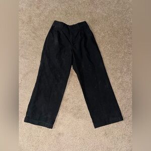 George Boys Black Dress Pants Size 6 Regular Flat Front School Uniform
